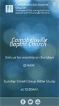 Mobile Screenshot of campbellsvillebaptistchurch.com